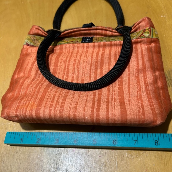 1154 Lill Studio Reversible Purse Small Hand Bag Purse Fabric - Picture 3 of 5